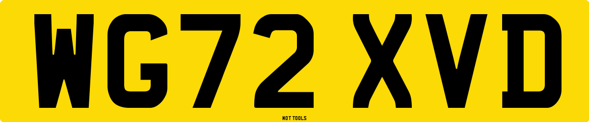 WG72XVD MOT Check