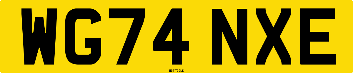 WG74NXE MOT Check