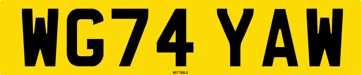 WG74YAW MOT Check