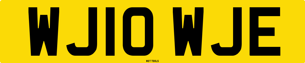 WJ10WJE MOT Check
