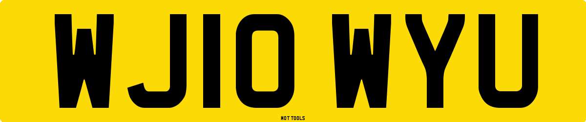 WJ10WYU MOT Check