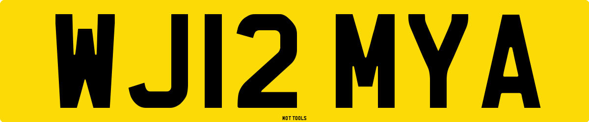 WJ12MYA MOT Check
