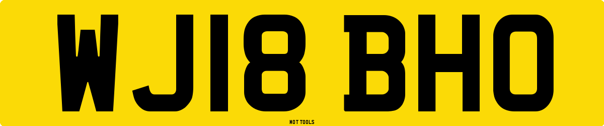 WJ18BHO MOT Check