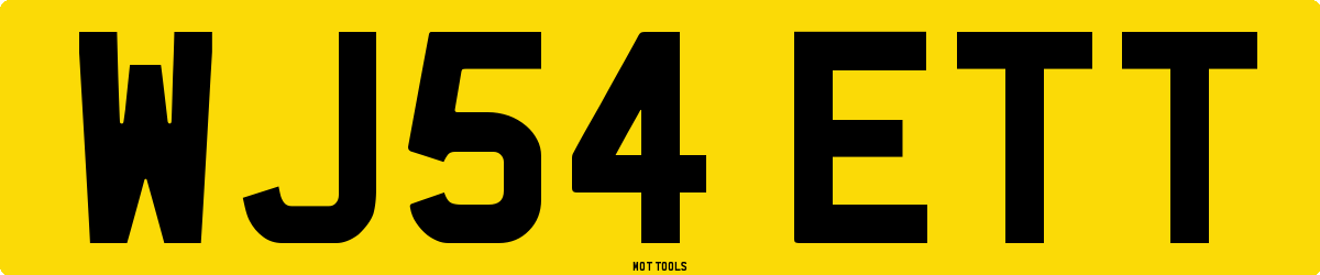 WJ54ETT MOT Check