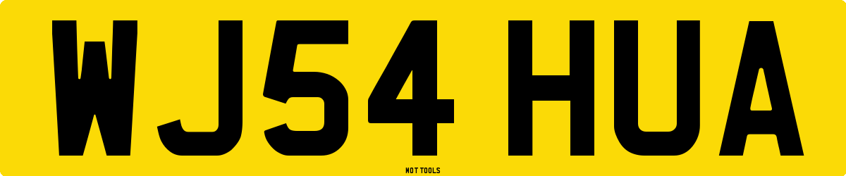 WJ54HUA MOT Check