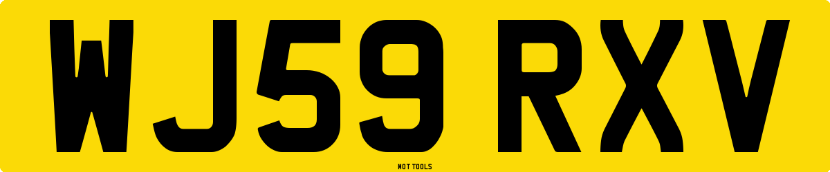 WJ59RXV MOT Check