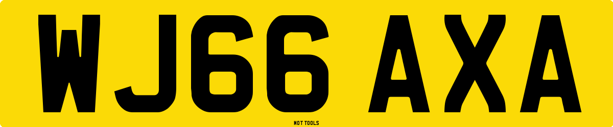 WJ66AXA MOT Check