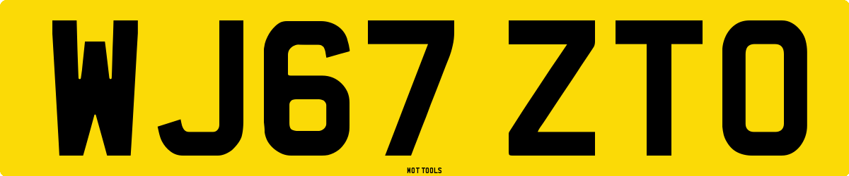 WJ67ZTO MOT Check