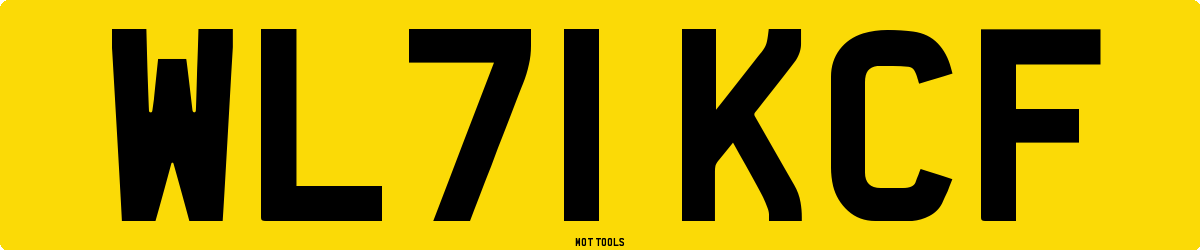 WL71KCF MOT Check