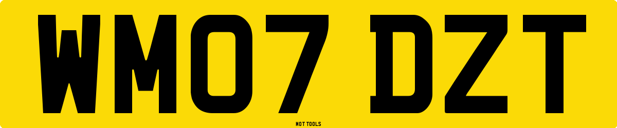 WM07DZT MOT Check
