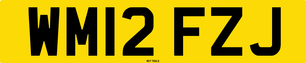 WM12FZJ MOT Check
