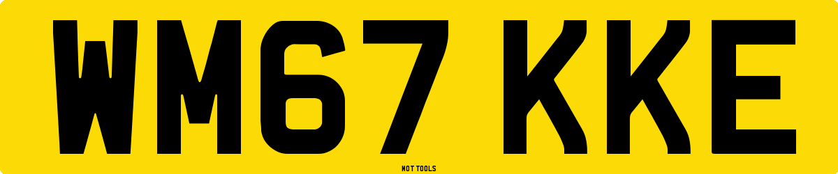 WM67KKE MOT Check
