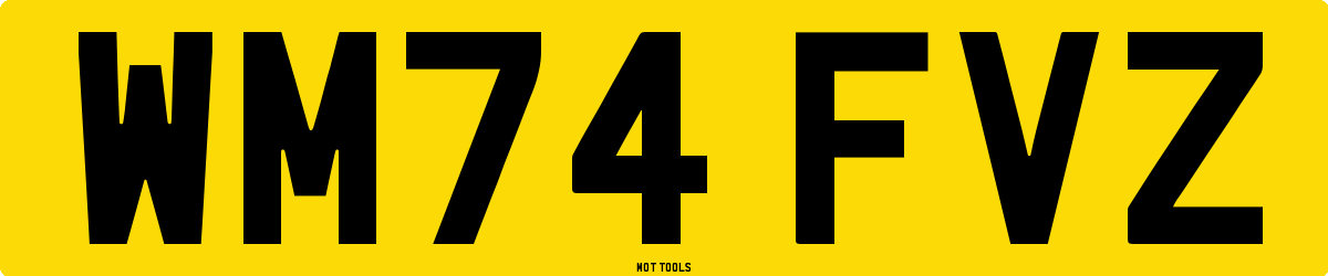 WM74FVZ MOT Check