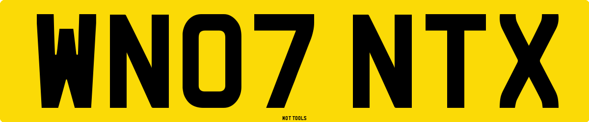 WN07NTX MOT Check