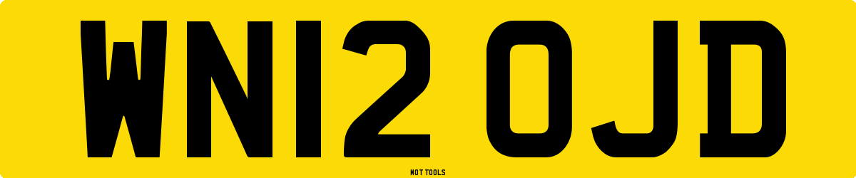 WN12OJD MOT Check