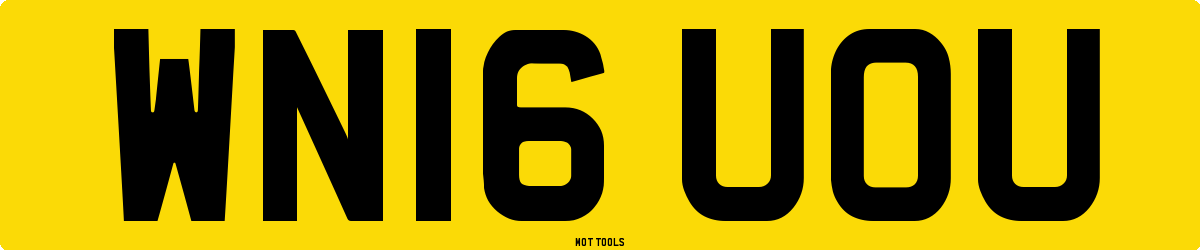 WN16UOU MOT Check