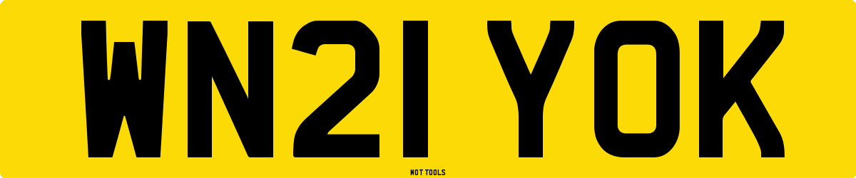 WN21YOK MOT Check