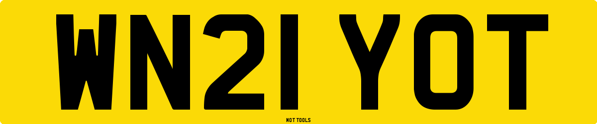 WN21YOT MOT Check