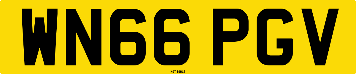 WN66PGV MOT Check