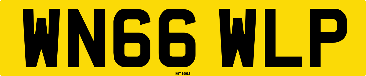 WN66WLP MOT Check