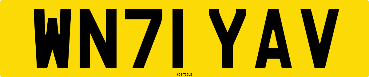 WN71YAV MOT Check