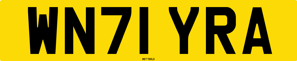 WN71YRA MOT Check