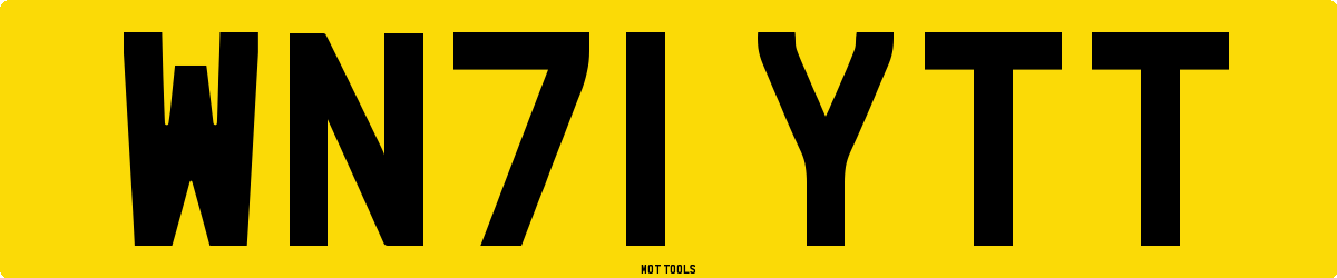 WN71YTT MOT Check