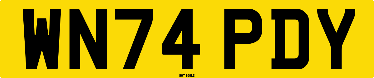 WN74PDY MOT Check