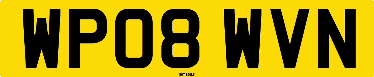 WP08WVN MOT Check