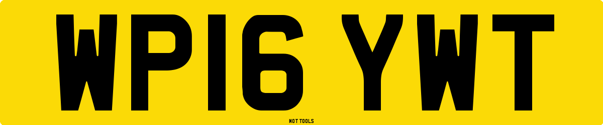 WP16YWT MOT Check