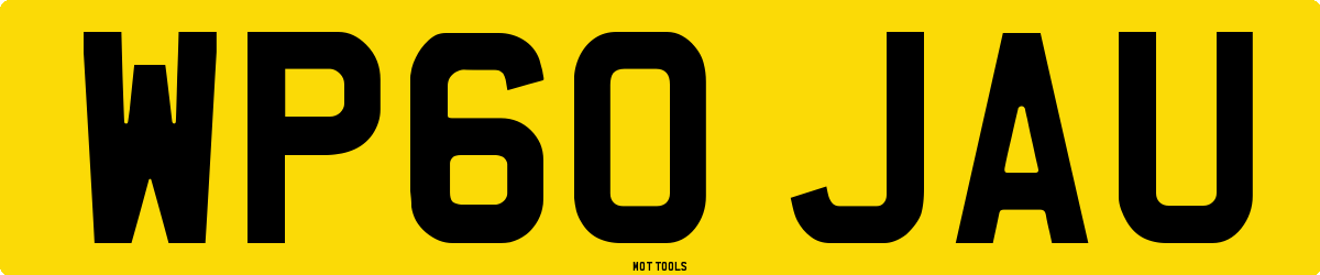 WP60JAU MOT Check