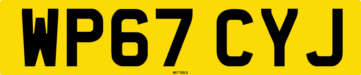 WP67CYJ MOT Check