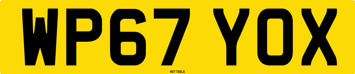 WP67YOX MOT Check