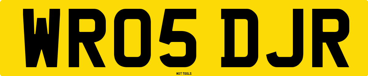 WR05DJR MOT Check