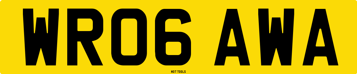 WR06AWA MOT Check