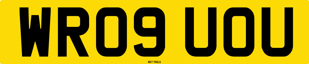 WR09UOU MOT Check