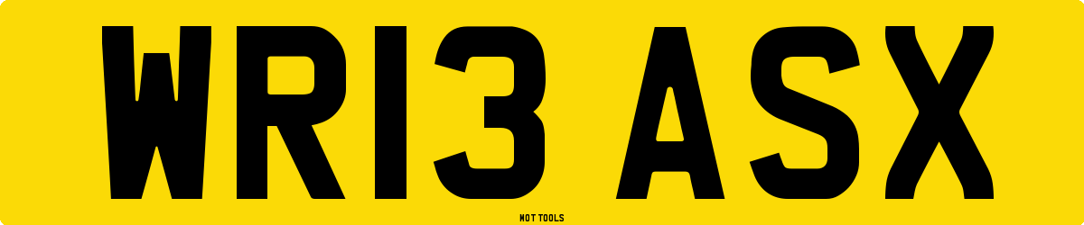 WR13ASX MOT Check