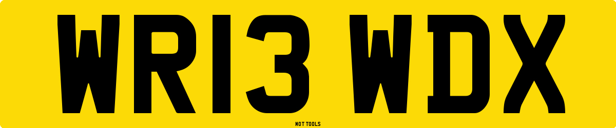 WR13WDX MOT Check