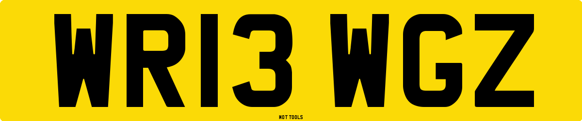 WR13WGZ MOT Check