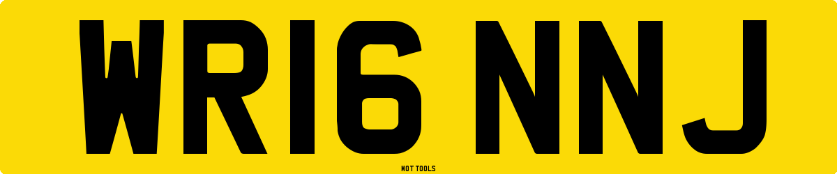 WR16NNJ MOT Check