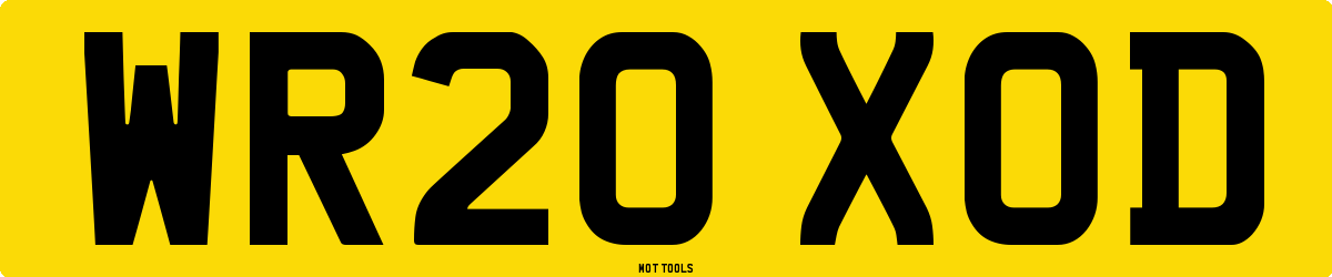 WR20XOD MOT Check