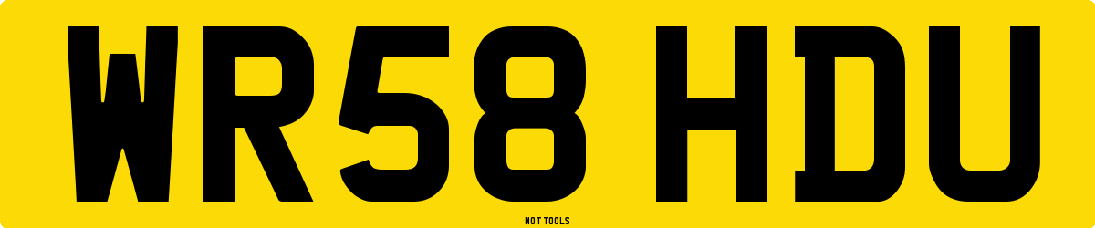 WR58HDU MOT Check