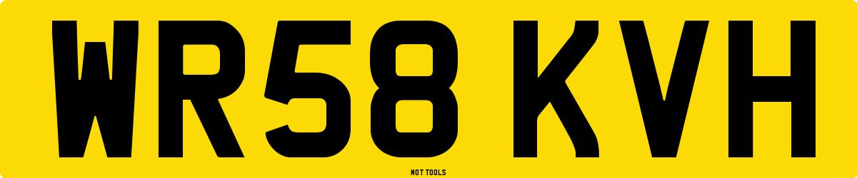 WR58KVH MOT Check