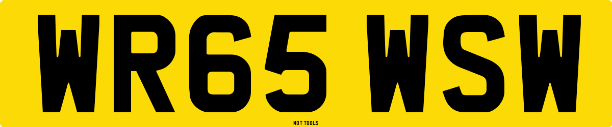 WR65WSW MOT Check