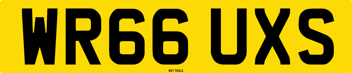 WR66UXS MOT Check