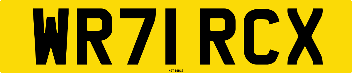 WR71RCX MOT Check