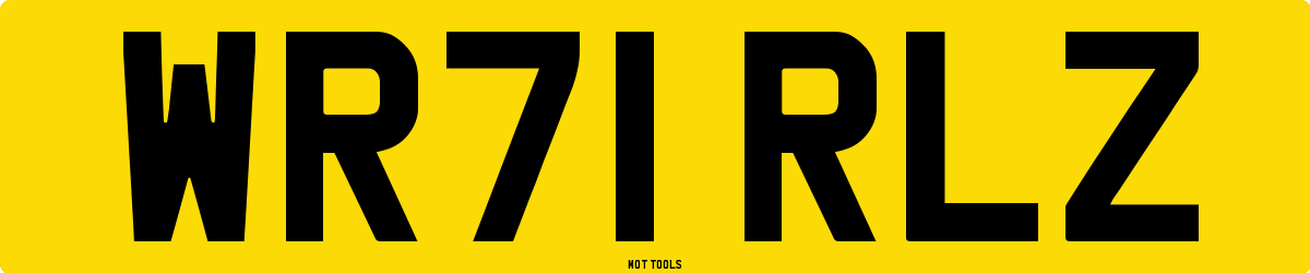 WR71RLZ MOT Check