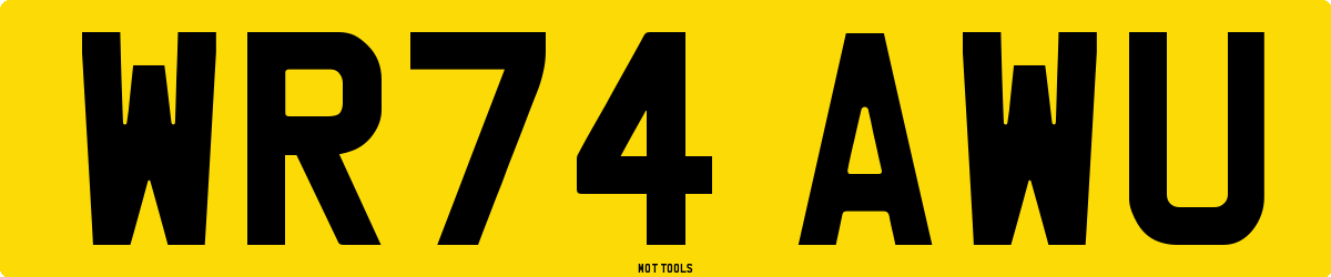 WR74AWU MOT Check
