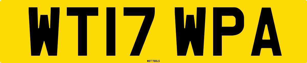 WT17WPA MOT Check