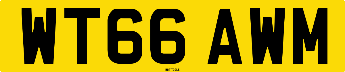 WT66AWM MOT Check